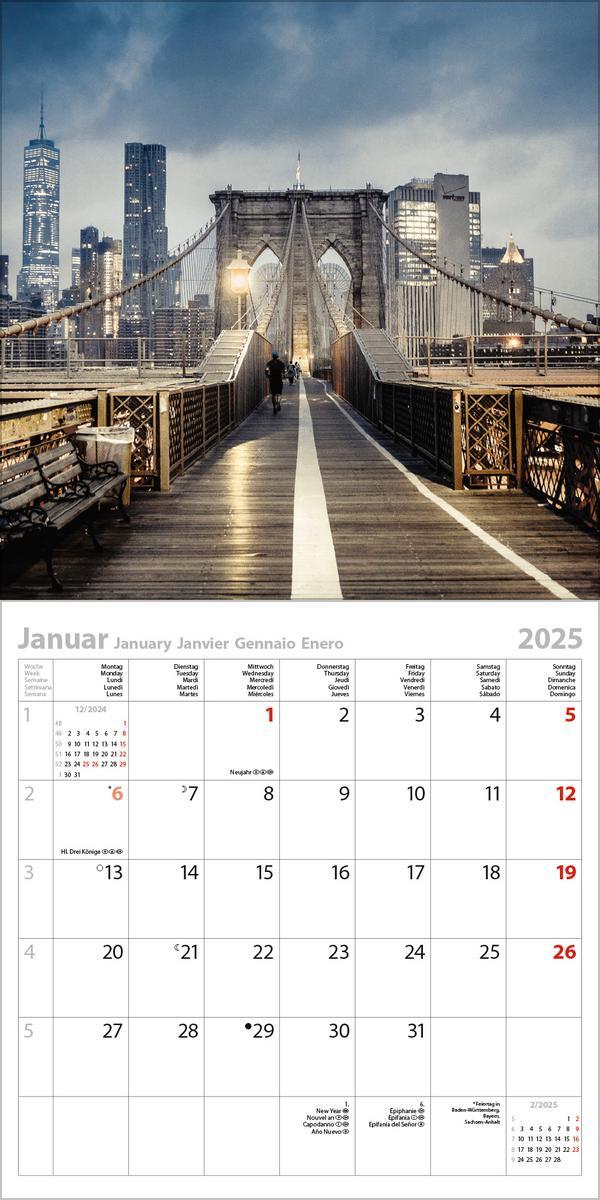 Bild: 9783731876540 | New York 2025 | Verlag Korsch | Kalender | 13 S. | Deutsch | 2025