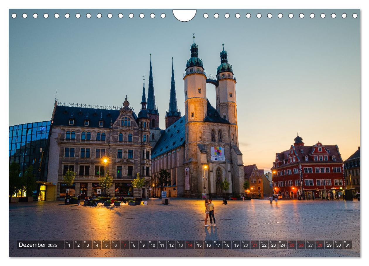 Bild: 9783435614790 | Ein Blick auf Halle an der Saale (Wandkalender 2025 DIN A4 quer),...