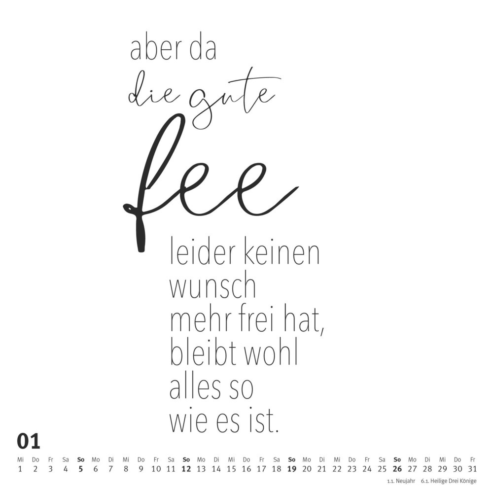 Bild: 4250809653020 | DUMONT - Sprüche im Quadrat 2025 Wandkalender, 23x23cm,...