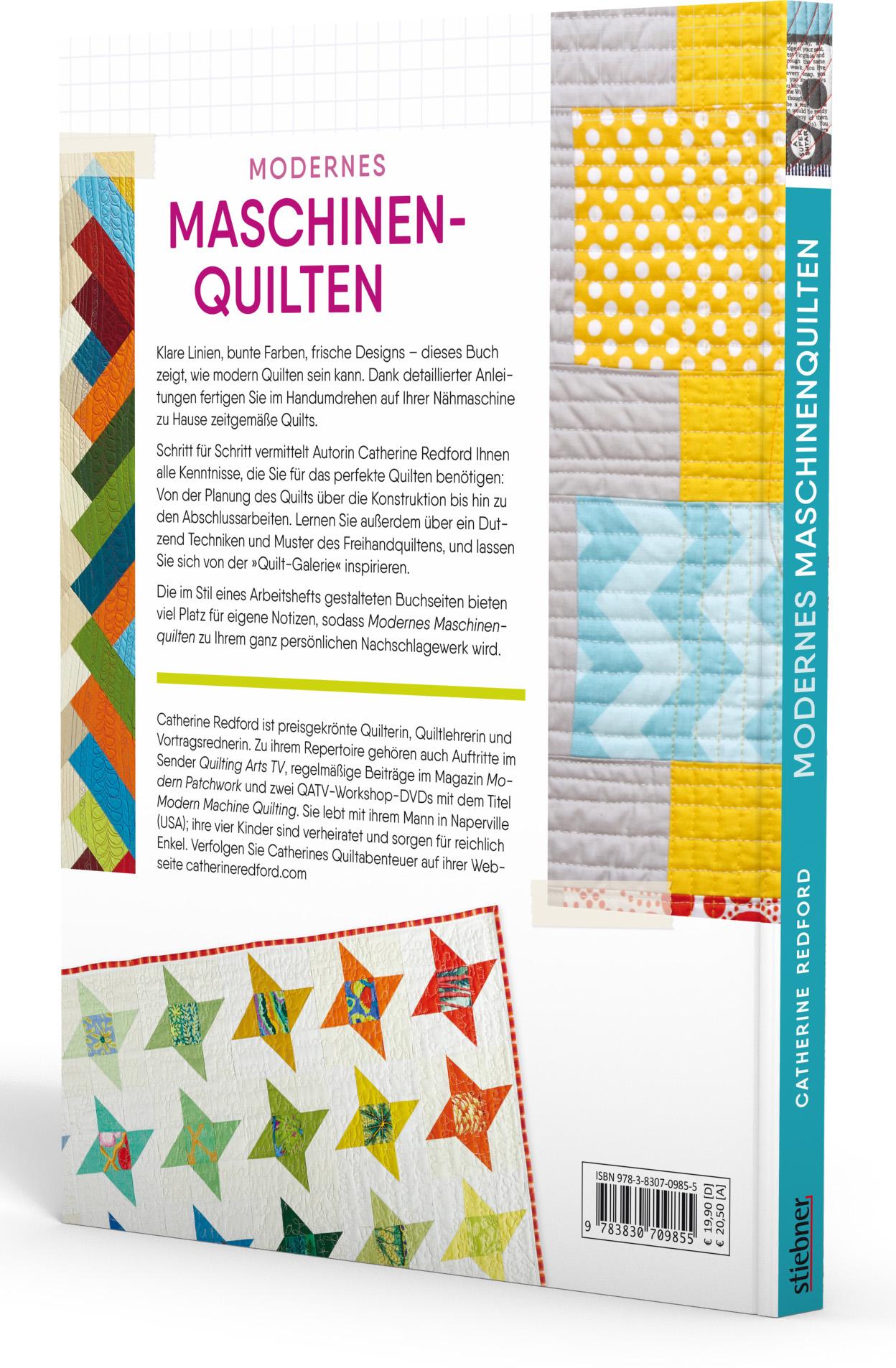 Rückseite: 9783830709855 | Modernes Maschinenquilten | Perfekt quilten mit der Nähmaschine | Buch