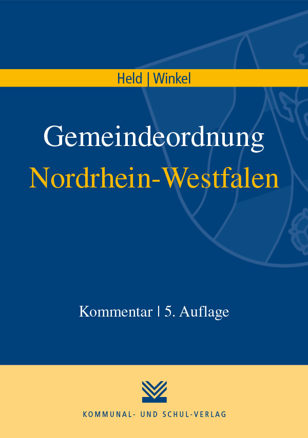 Cover: 9783829315692 | Gemeindeordnung Nordrhein-Westfalen | Kommentar | Held (u. a.) | Buch