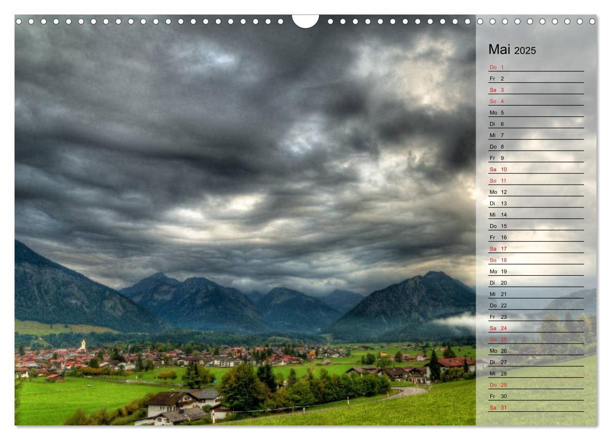 Bild: 9783435807932 | Das Oberstdorfer Allgäu (Wandkalender 2025 DIN A3 quer), CALVENDO...