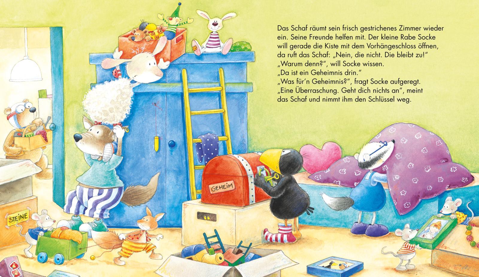 Bild: 9783480223046 | Der kleine Rabe Socke: Alles geheim! | Nele Moost | Buch | 10 S.