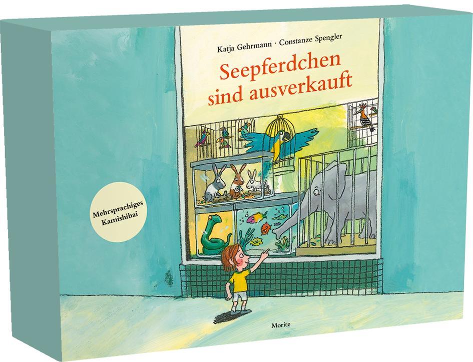 Cover: 9783895654091 | Seepferdchen sind ausverkauft - Kamishibai | Constanze Spengler | Box