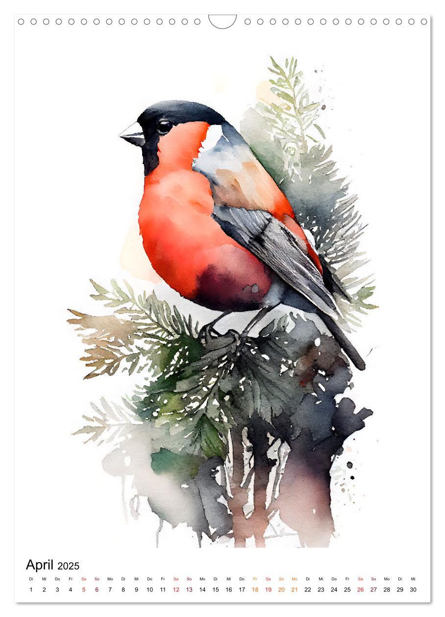 Bild: 9783435884100 | Waldtiere in Aquarell - Heimische Tierarten (Wandkalender 2025 DIN...