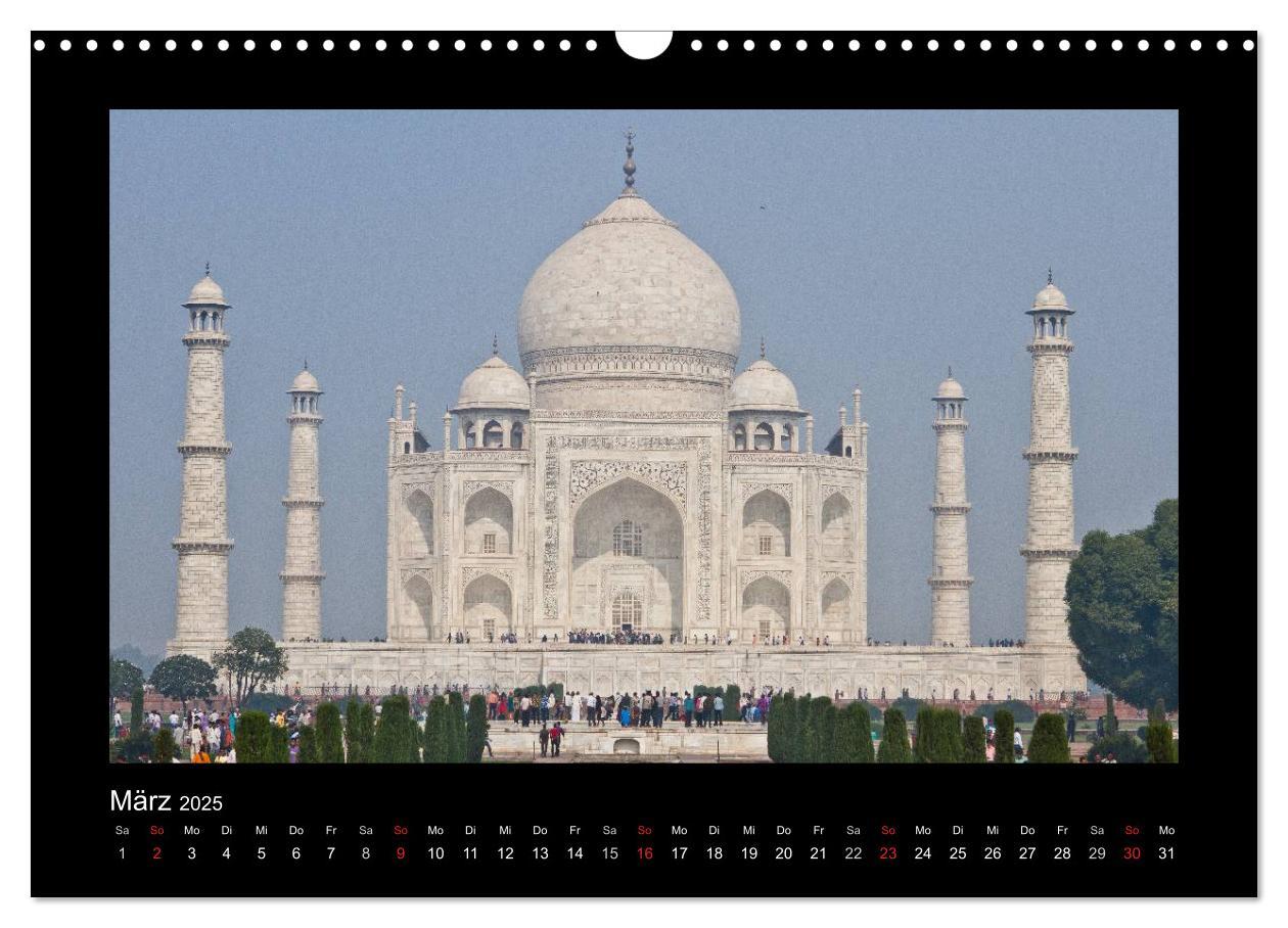 Bild: 9783435775316 | Taj Mahal (Wandkalender 2025 DIN A3 quer), CALVENDO Monatskalender