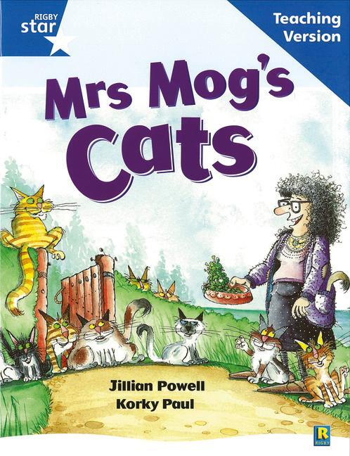 Cover: 9780433049531 | Rigby Star Guided Reading Blue Level: Mrs Mog's Cat Teaching Version