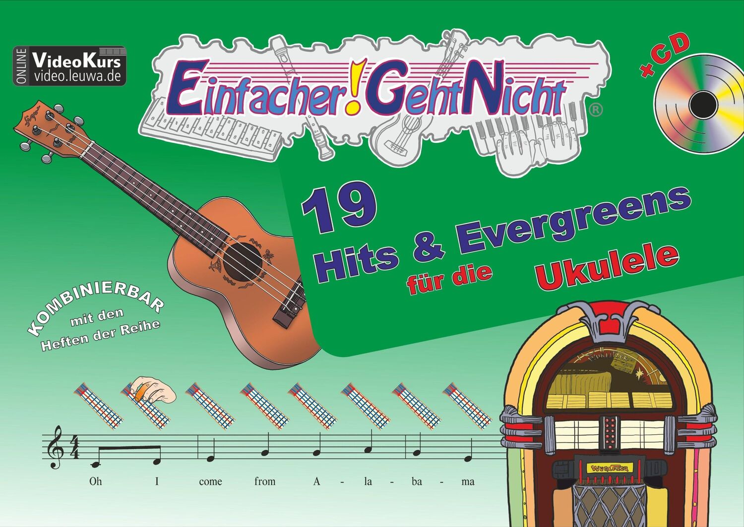 Cover: 9783940533722 | Einfacher!-Geht-Nicht: 19 Hits &amp; Evergreens - für die Ukulele mit CD