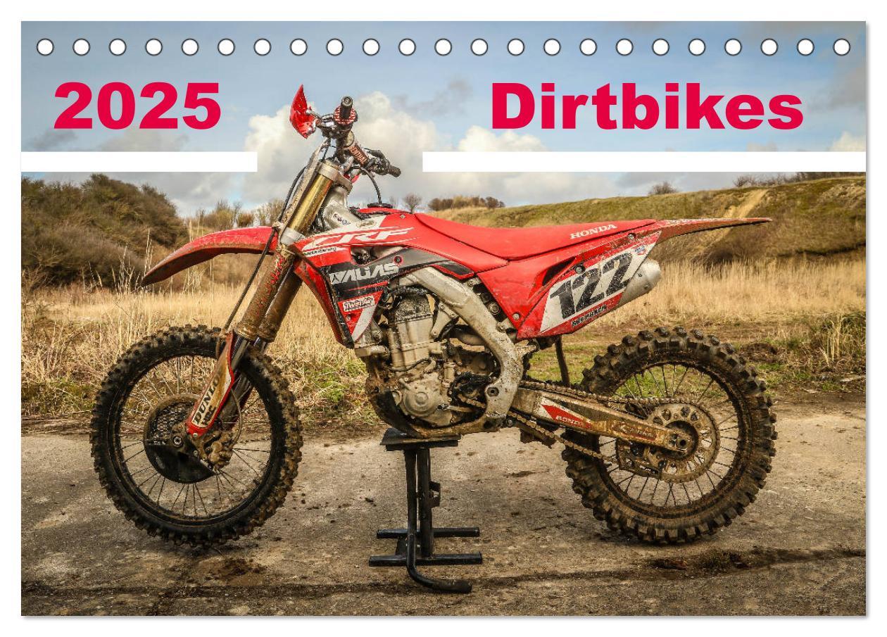 Cover: 9783435193738 | Dirtbikes 2025 (Tischkalender 2025 DIN A5 quer), CALVENDO...