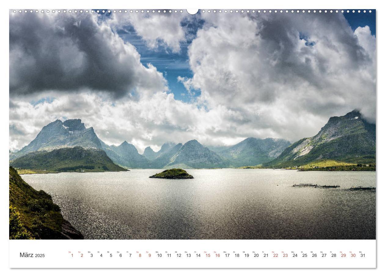 Bild: 9783435339648 | Nordland ¿ Die Weite Skandinaviens (Wandkalender 2025 DIN A2 quer),...