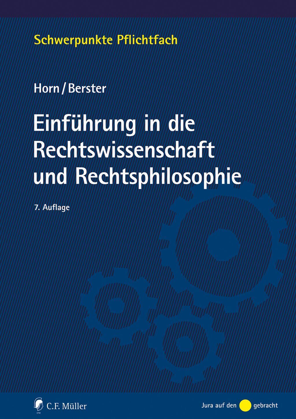 Cover: 9783811464049 | Einführung in die Rechtswissenschaft und Rechtsphilosophie | Buch