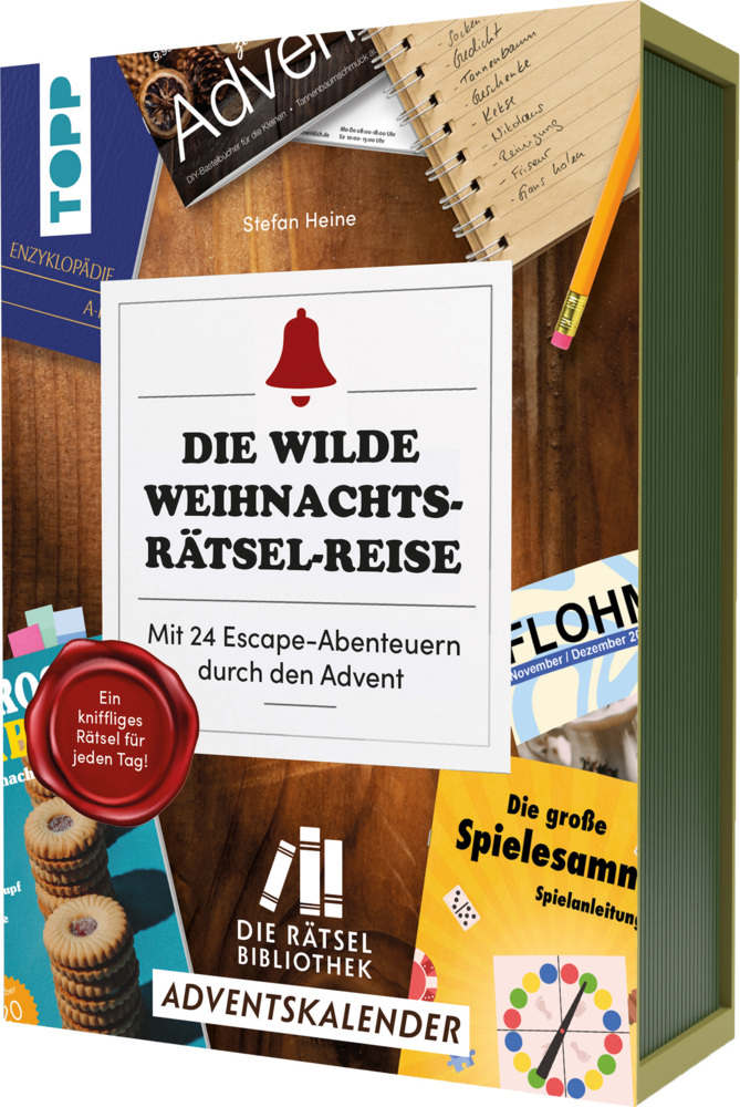 Cover: 9783735851963 | Die Rätselbibliothek. Adventskalender - Die wilde...