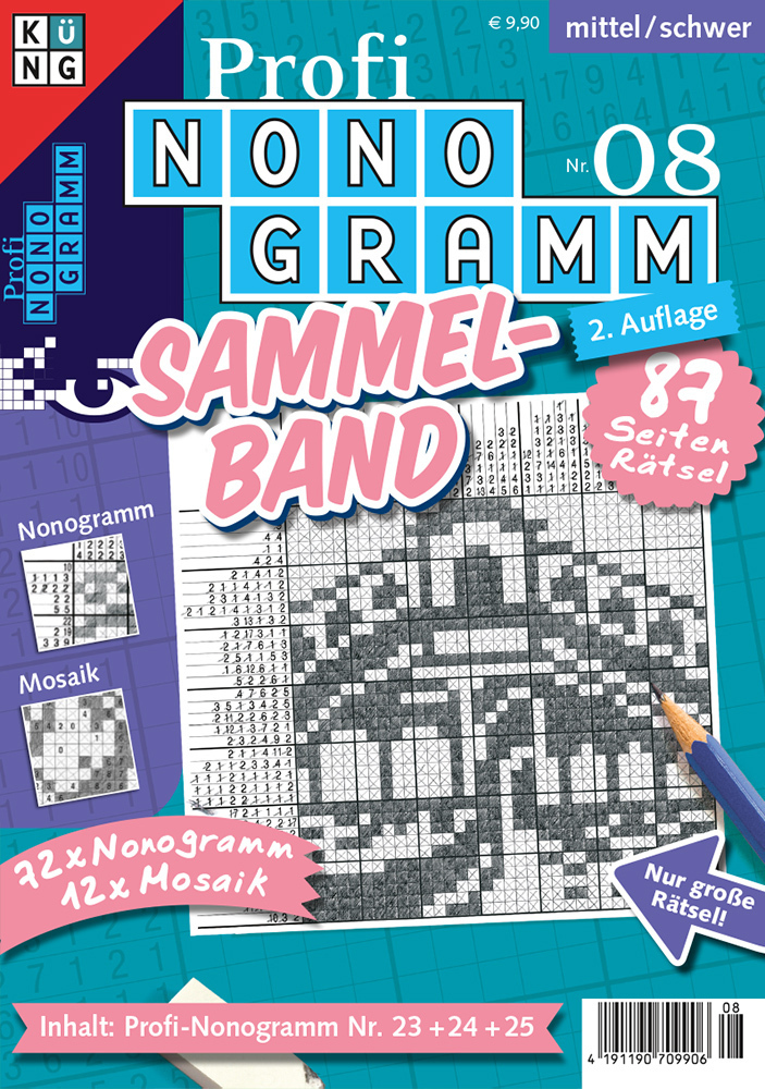 Cover: 9783906238173 | Profi-Nonogramm 3er-Band. Nr.8 | Conceptis Puzzles | Taschenbuch