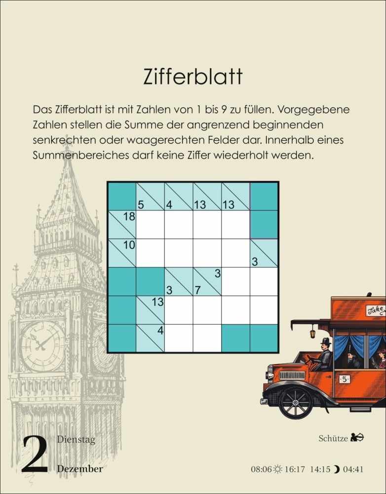 Bild: 9783840034893 | Unglaubliche Rätselwelt Tagesabreißkalender 2025 - Technik,...