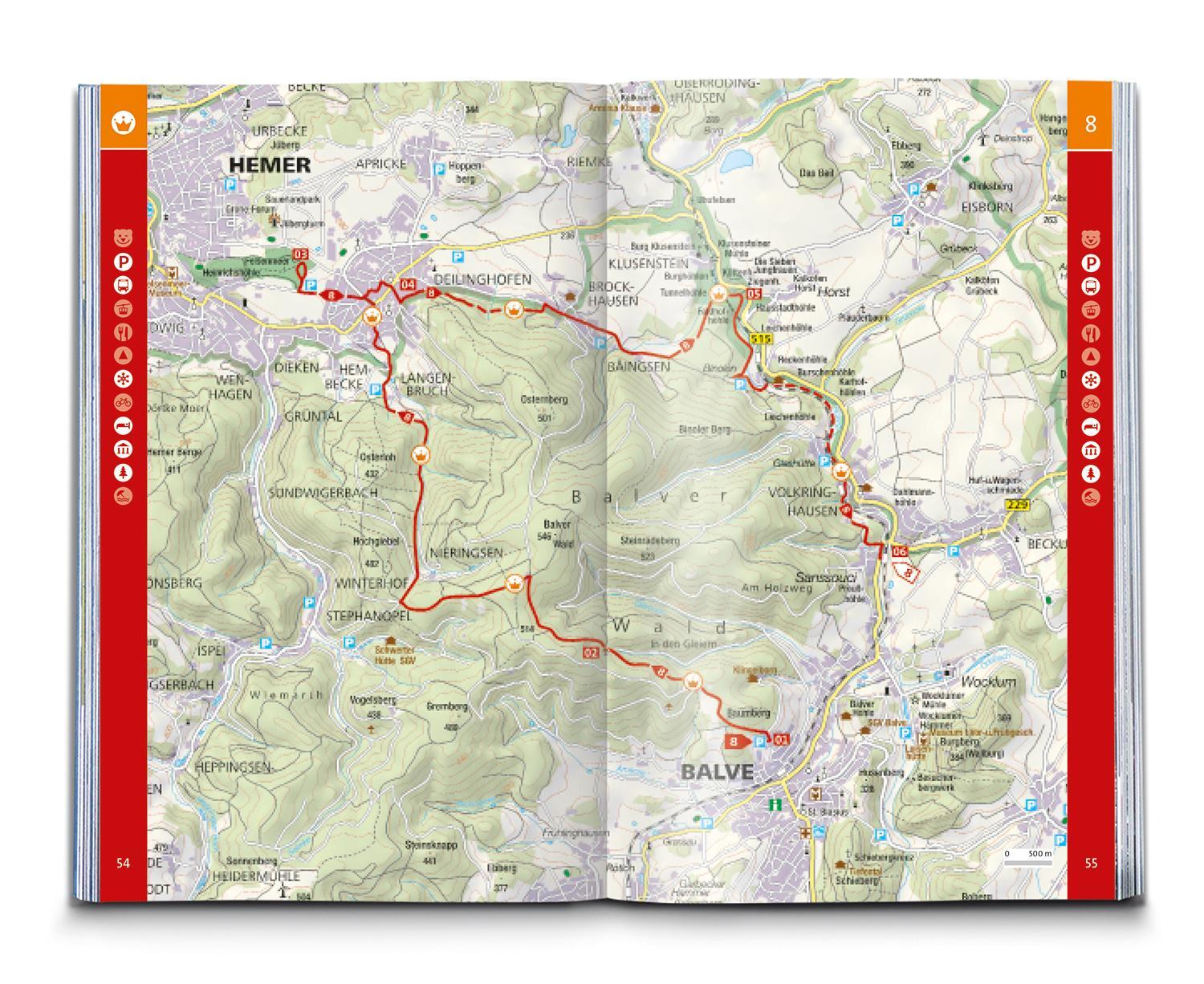 Bild: 9783991211877 | KOMPASS Wanderführer Sauerland mit Rothaarsteig, 50 Touren | Buch