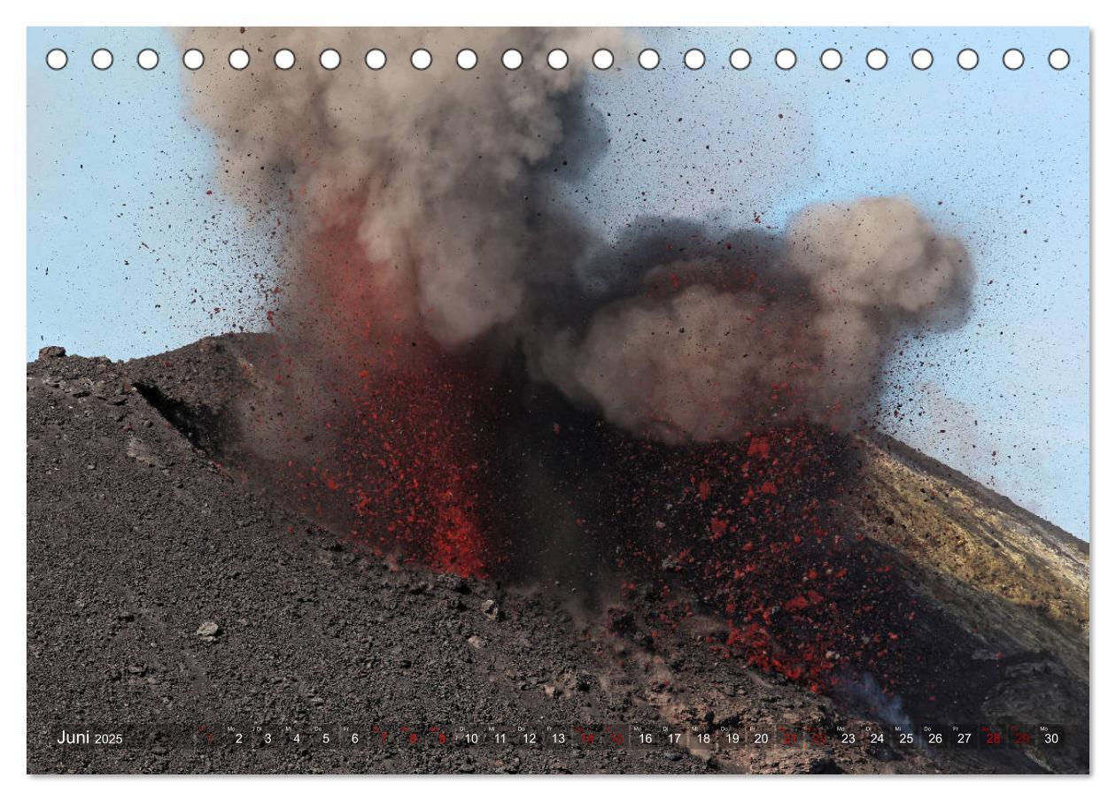 Bild: 9783435435296 | Vulkane - Magma, Lava, Eruptionen (Tischkalender 2025 DIN A5 quer),...