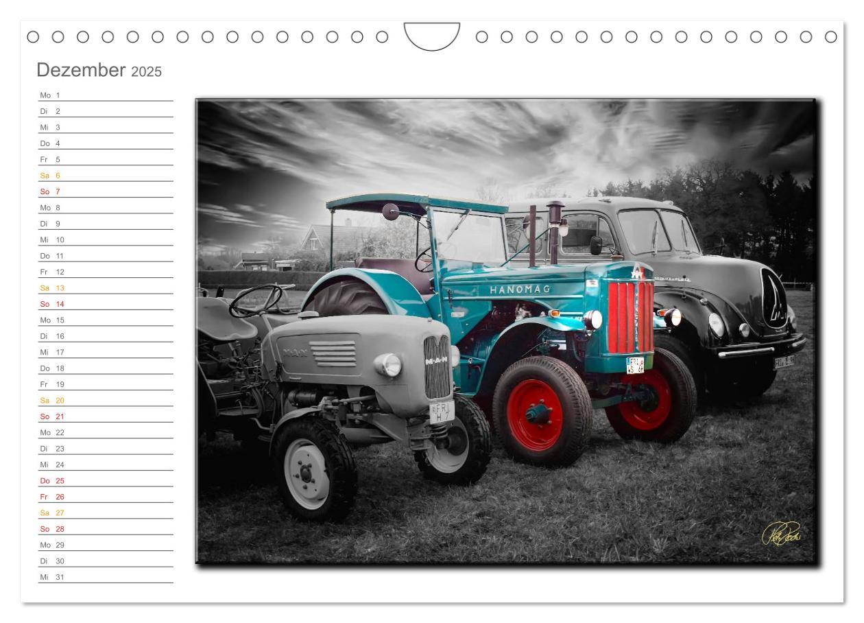 Bild: 9783435669660 | Oldtimer - nostalgische Trecker und Lastwagen (Wandkalender 2025...