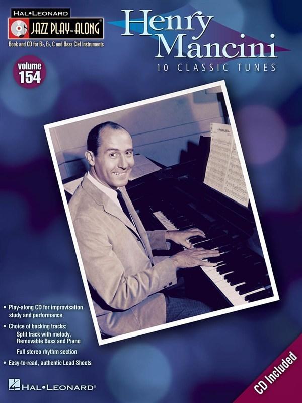 Cover: 884088529284 | Henry Mancini - Hal Leonard Jazz Play-Along Volume 154 - Book with...