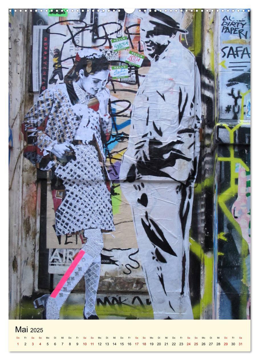 Bild: 9783435956043 | StreetArt London (Wandkalender 2025 DIN A2 hoch), CALVENDO...