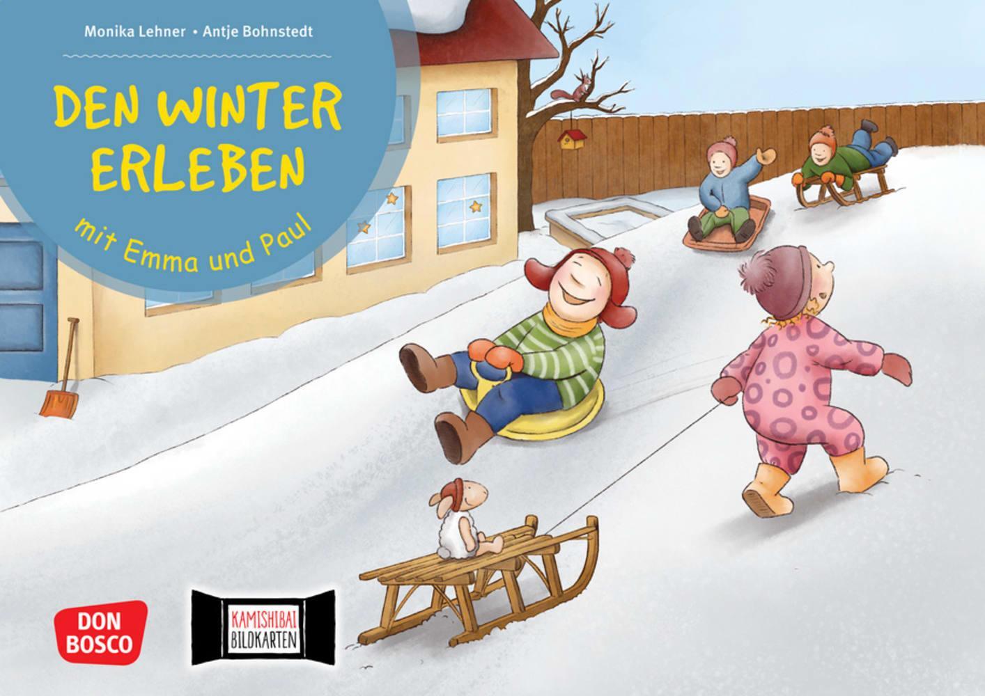 Cover: 4260694920558 | Den Winter erleben mit Emma und Paul. Kamishibai Bildkartenset | Box