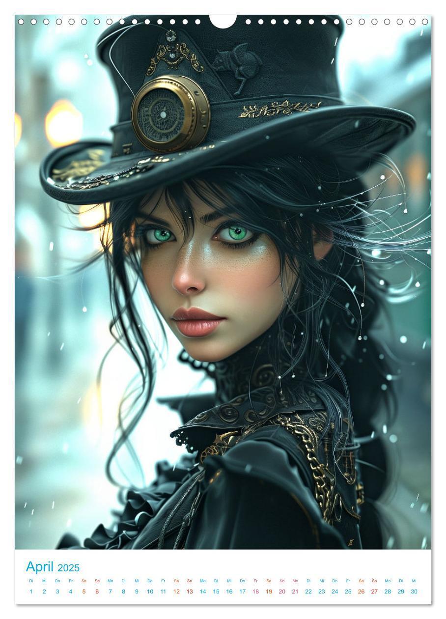 Bild: 9783383808272 | Steampunk Helden (Wandkalender 2025 DIN A3 hoch), CALVENDO...