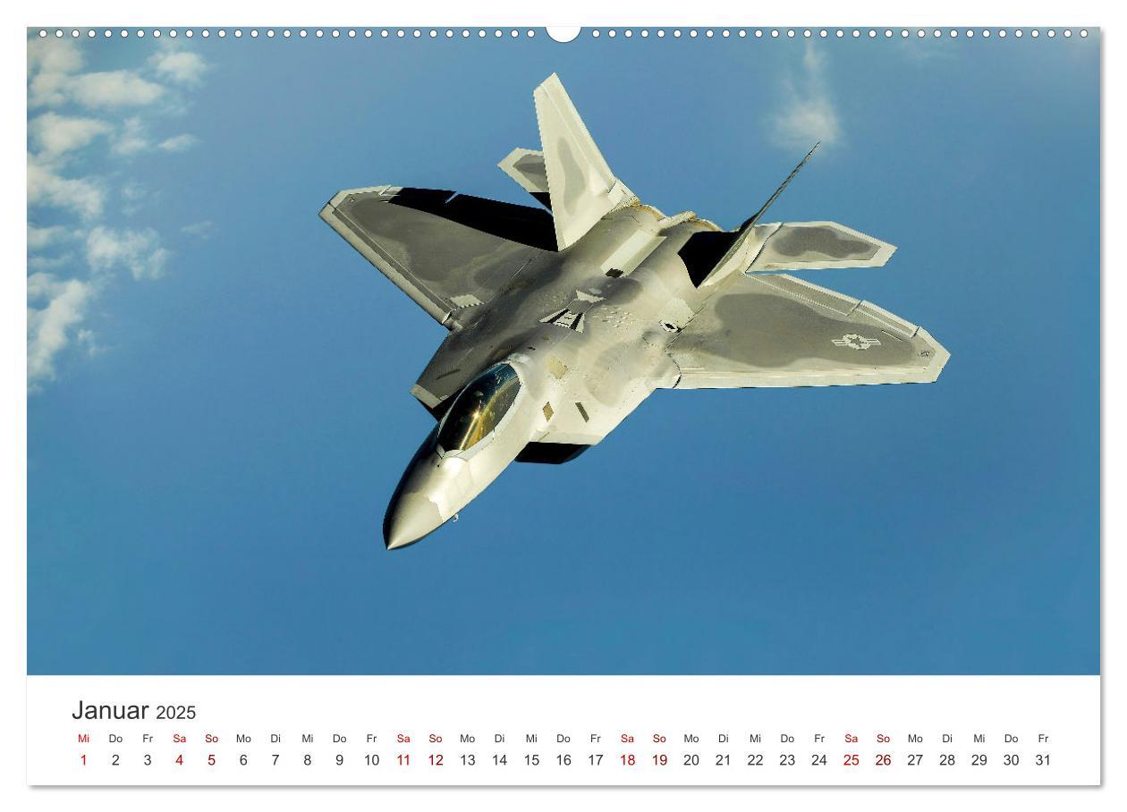 Bild: 9783383918032 | Kampfjets - Düsenjäger-Kalender (Wandkalender 2025 DIN A2 quer),...