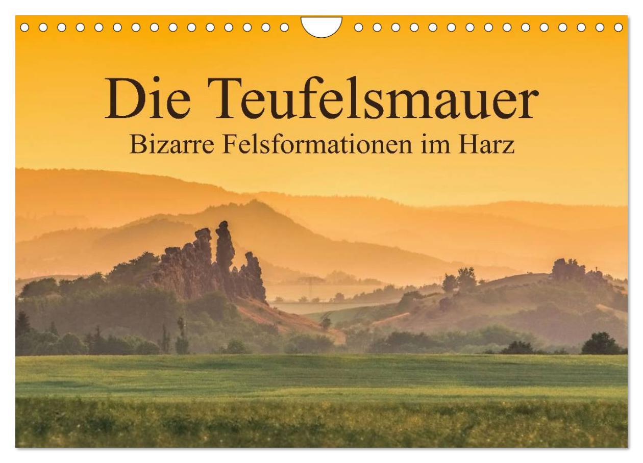 Cover: 9783435598960 | Die Teufelsmauer - Bizarre Felsformationen im Harz (Wandkalender...