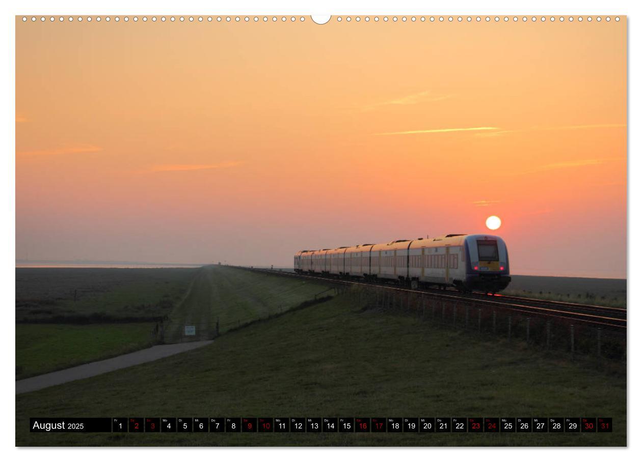 Bild: 9783435425570 | Norddeutsche Eisenbahnen (Wandkalender 2025 DIN A2 quer), CALVENDO...