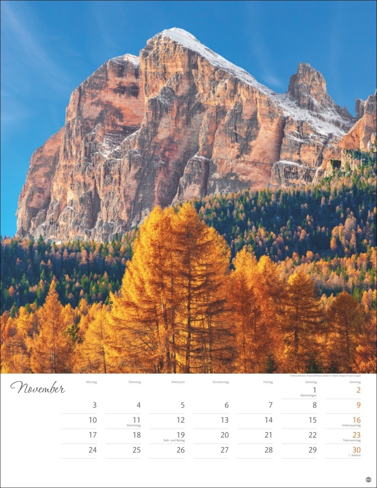 Bild: 9783756405251 | Schönes Alpenland Posterkalender 2025 | Kalender | Spiralbindung