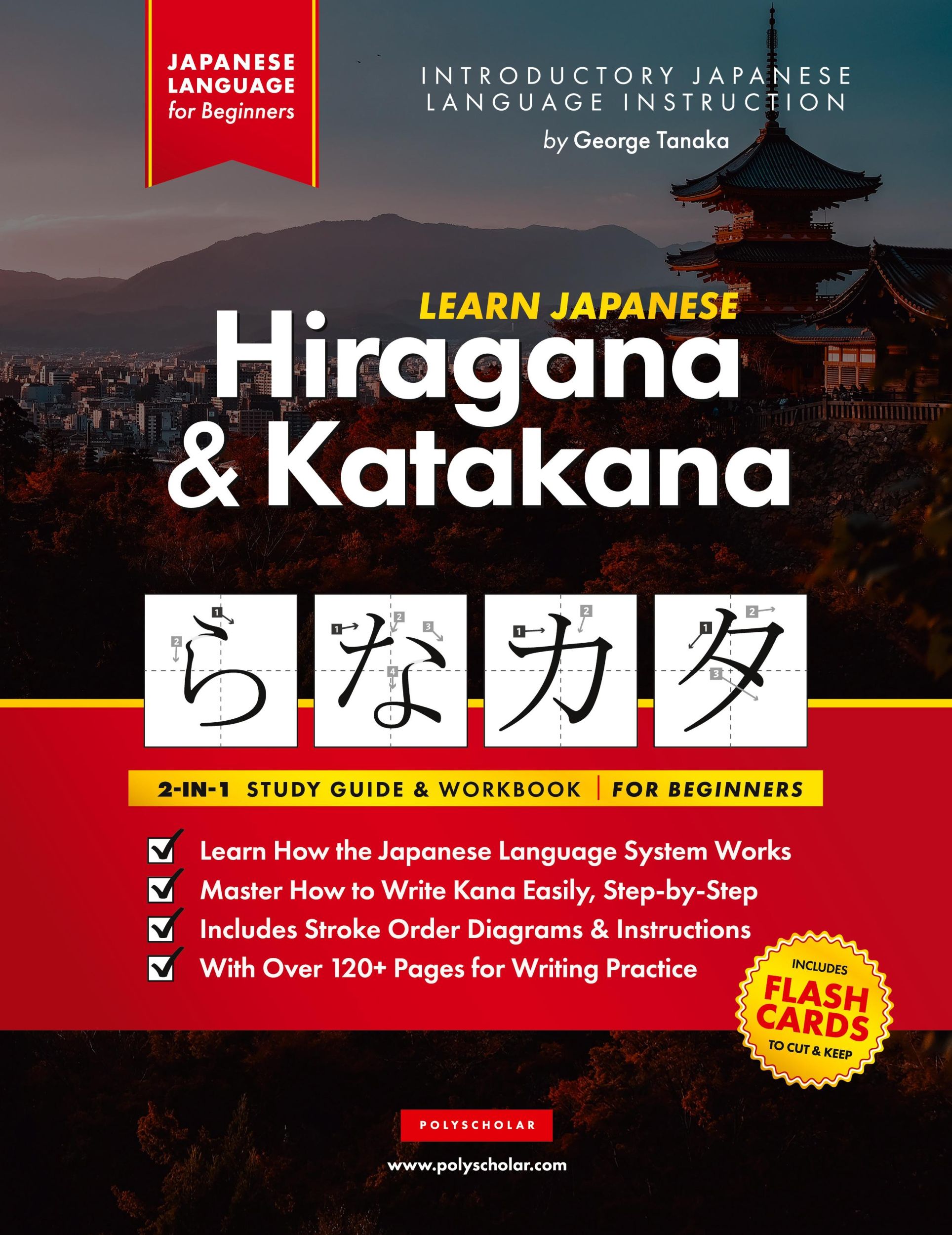 Cover: 9781838291624 | Learn Japanese for Beginners - The Hiragana and Katakana Workbook