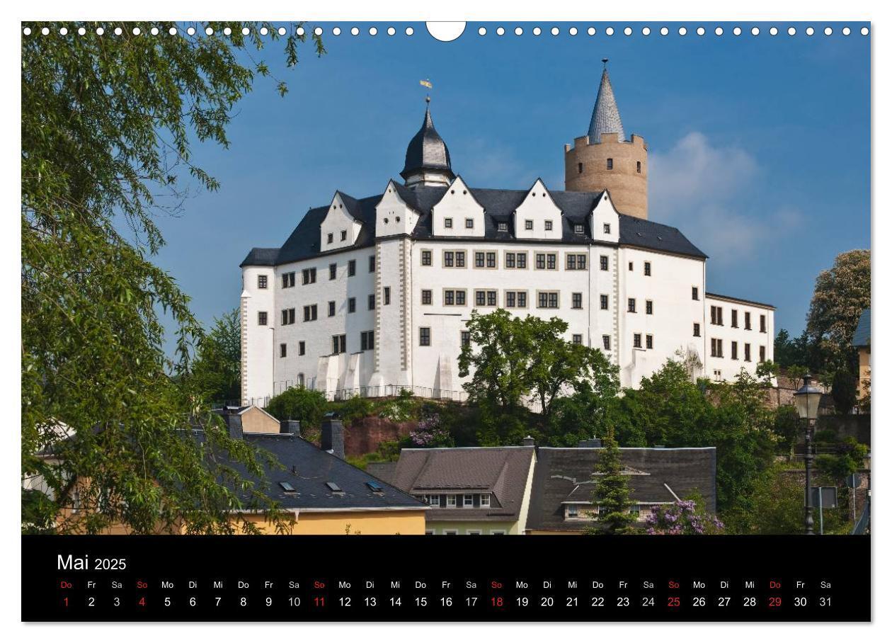 Bild: 9783435829675 | Sächsische Burgen und Schlösser (Wandkalender 2025 DIN A3 quer),...