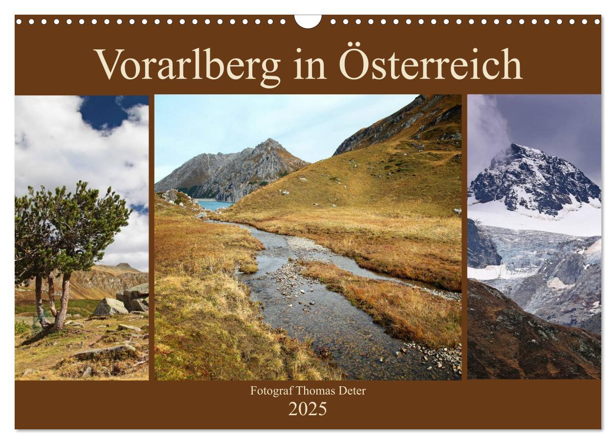 Cover: 9783435650101 | Vorarlberg in Österreich (Wandkalender 2025 DIN A3 quer), CALVENDO...