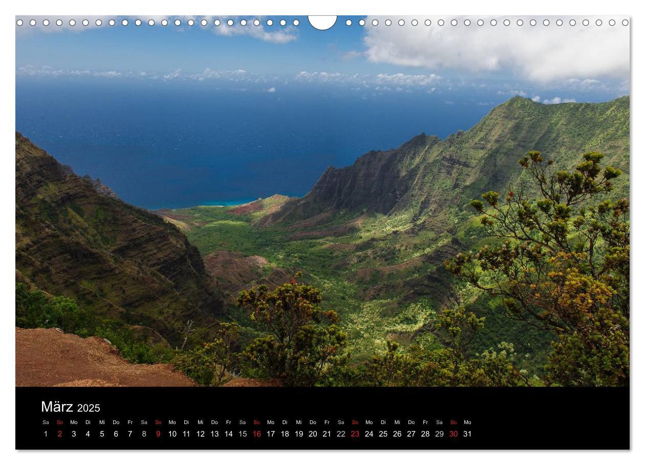 Bild: 9783435742967 | Hawaii - Kauai (Wandkalender 2025 DIN A3 quer), CALVENDO...