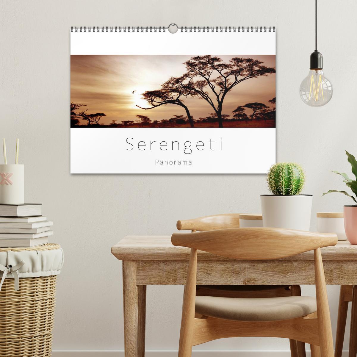 Bild: 9783435687145 | Serengeti Panorama (Wandkalender 2025 DIN A3 quer), CALVENDO...