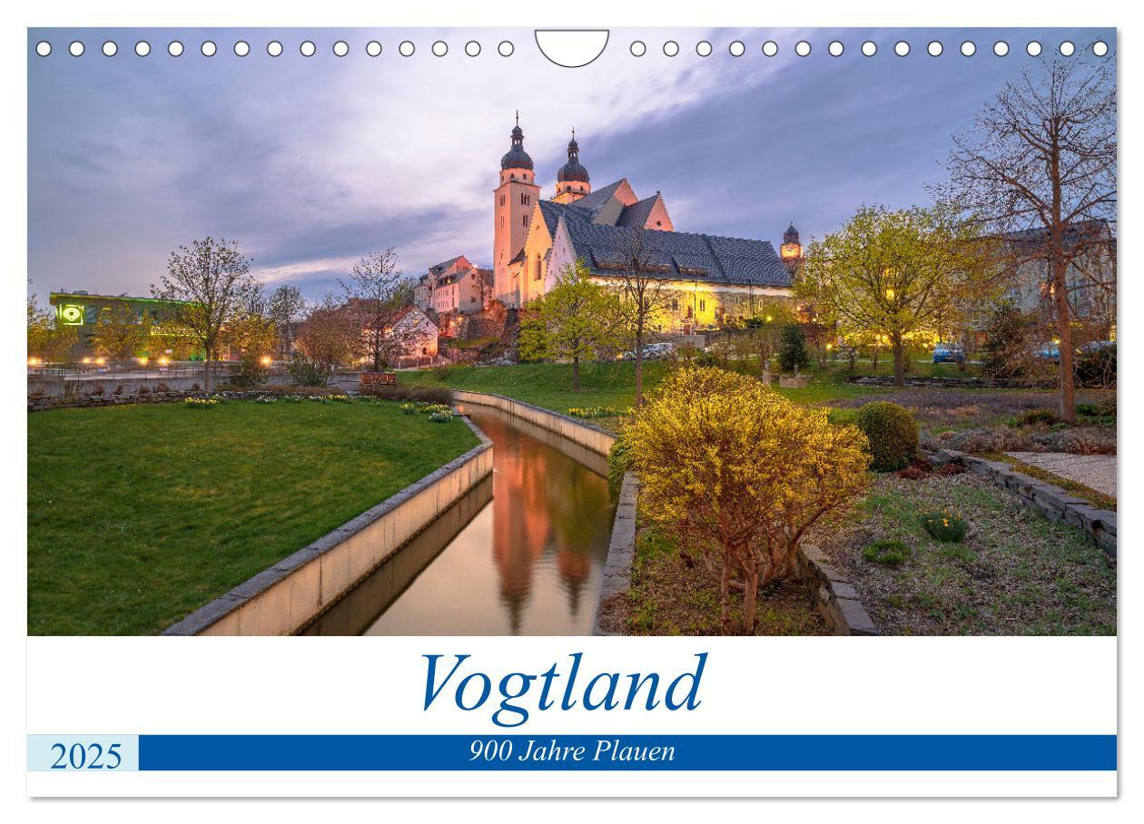 Cover: 9783435118335 | Vogtland - 900 Jahre Plauen (Wandkalender 2025 DIN A4 quer),...