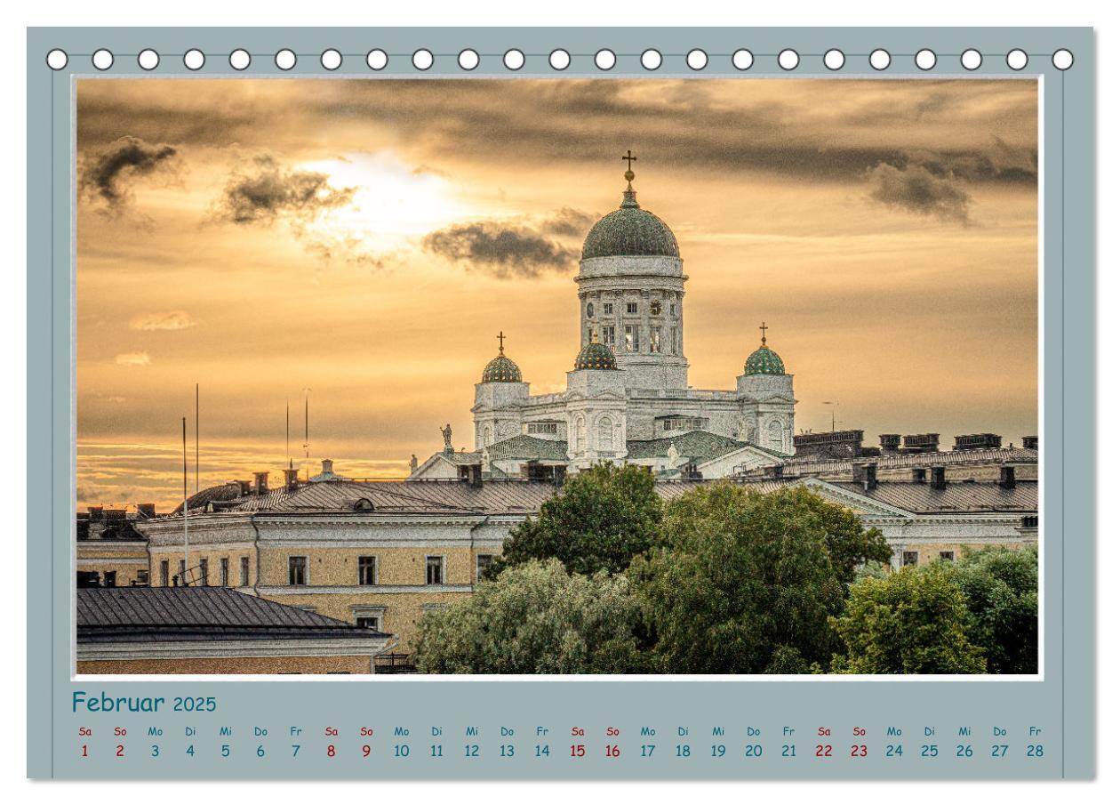 Bild: 9783383944734 | HELSINKI CITY (Tischkalender 2025 DIN A5 quer), CALVENDO...