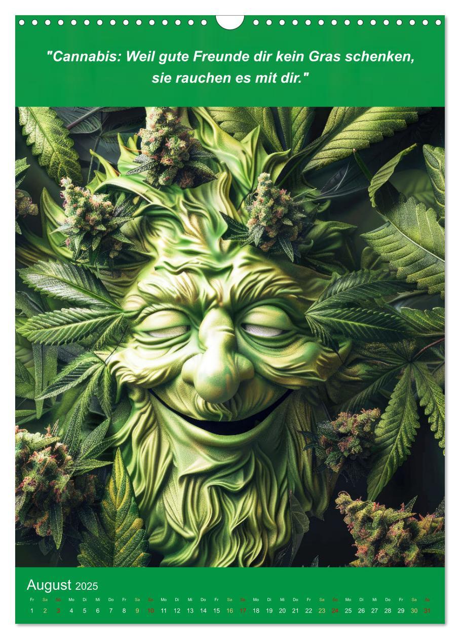 Bild: 9783435696246 | Der humoristische Cannabis Kalender (Wandkalender 2025 DIN A3...