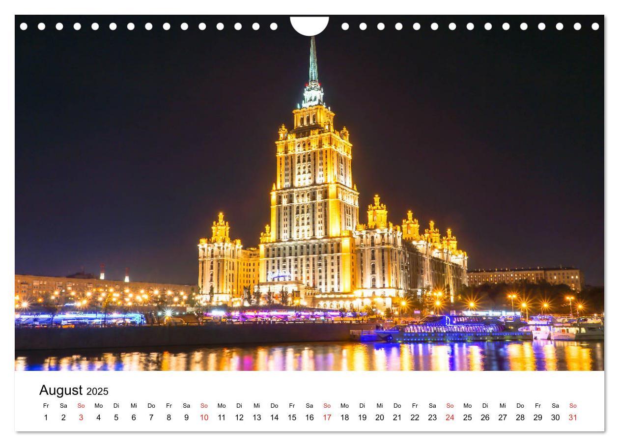 Bild: 9783435320448 | Moskau City (Wandkalender 2025 DIN A4 quer), CALVENDO Monatskalender