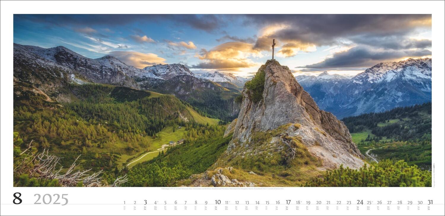 Bild: 9783839900215 | Alpenpanorama Kalender 2025 | Kalender | Spiralbindung | 14 S. | 2025