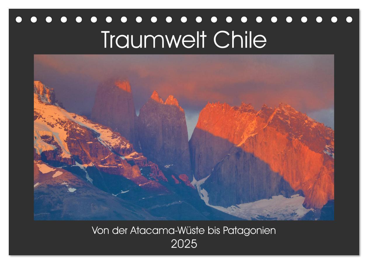 Cover: 9783435219582 | Traumwelt Chile (Tischkalender 2025 DIN A5 quer), CALVENDO...