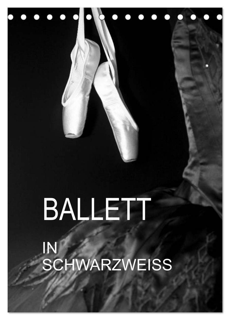 Cover: 9783457050514 | Ballett in Schwarzweiss (Tischkalender 2025 DIN A5 hoch), CALVENDO...