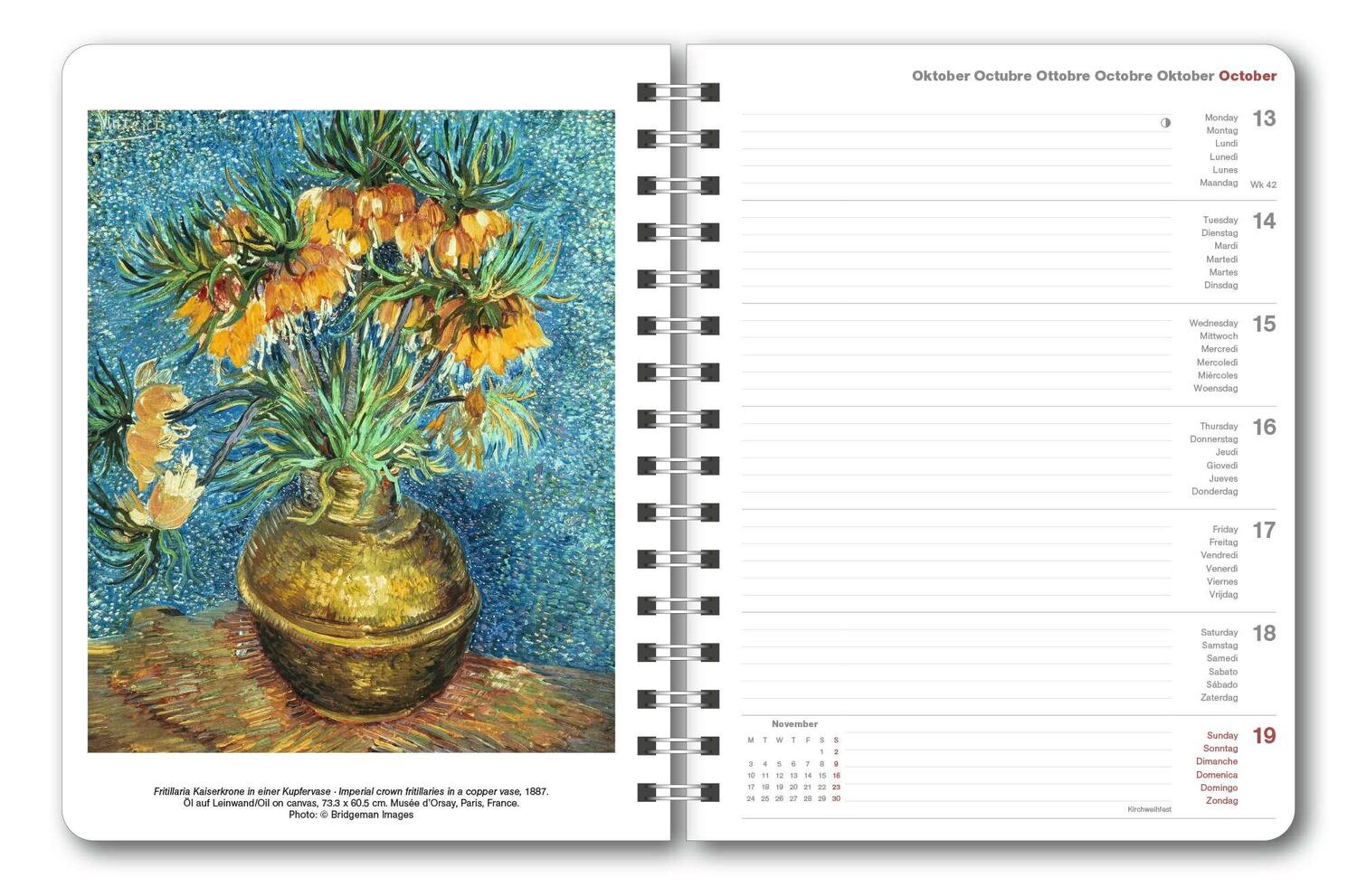 Bild: 4002725994813 | Vincent van Gogh 2025 - Diary - Buchkalender - Taschenkalender -...