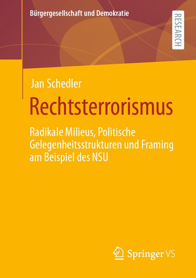 Cover: 9783658001360 | Rechtsterrorismus | Jan Schedler | Taschenbuch | XV | Deutsch | 2021