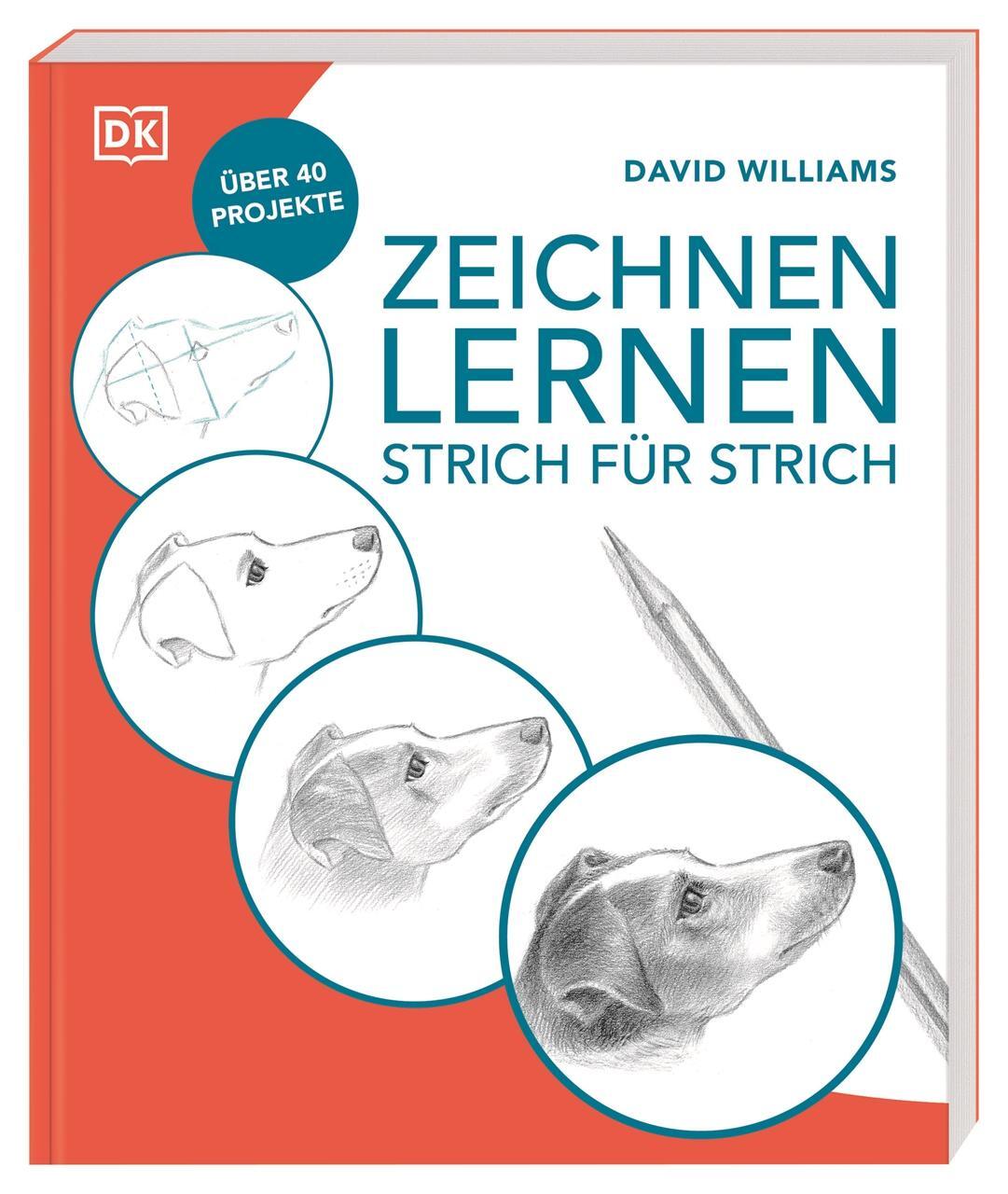 Cover: 9783831044092 | Zeichnen lernen - Strich für Strich | Über 40 Projekte | Taschenbuch