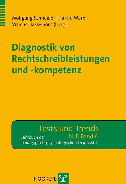 Cover: 9783801721121 | Diagnostik von Rechtschreibleistungen und -kompetenz | Taschenbuch