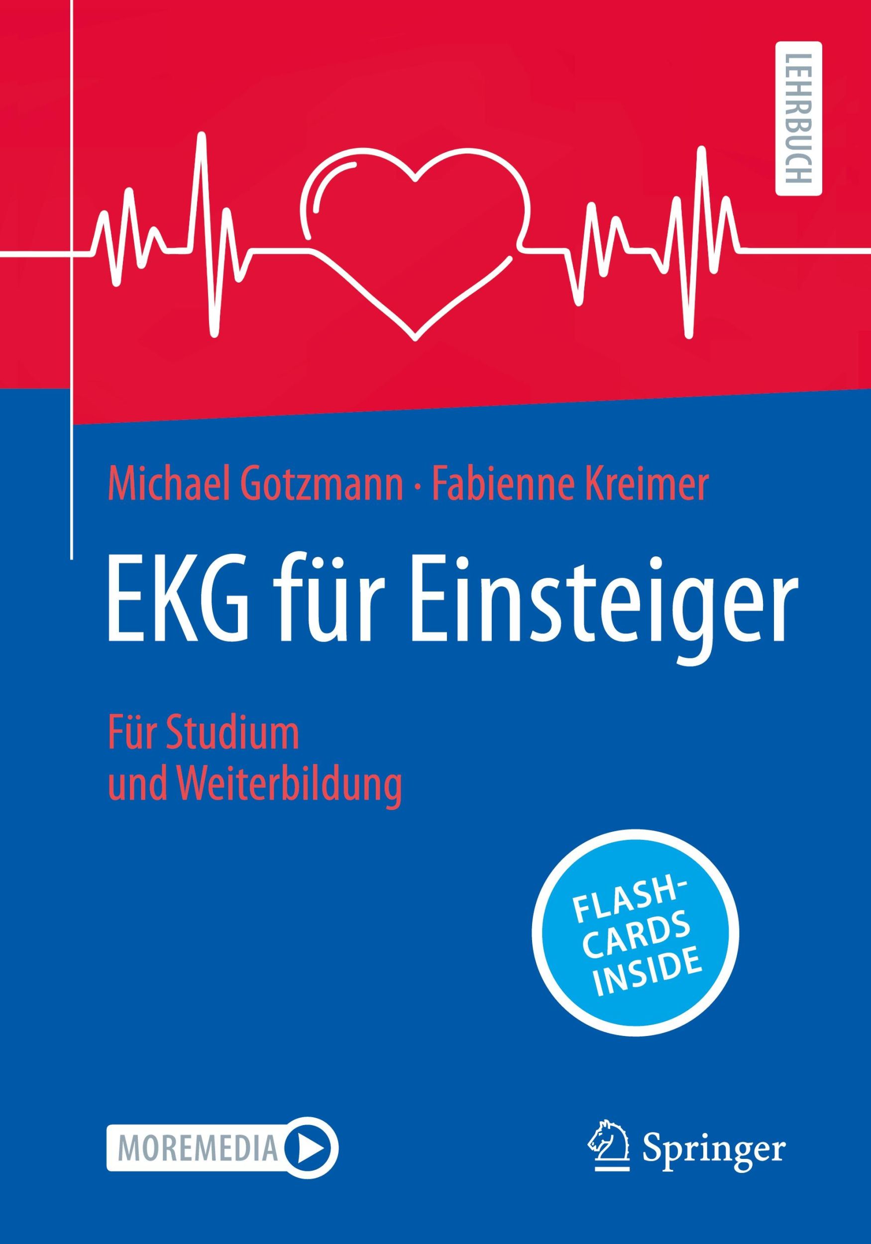 Cover: 9783662701645 | EKG für Einsteiger | Für Studium und Weiterbildung | Kreimer (u. a.)