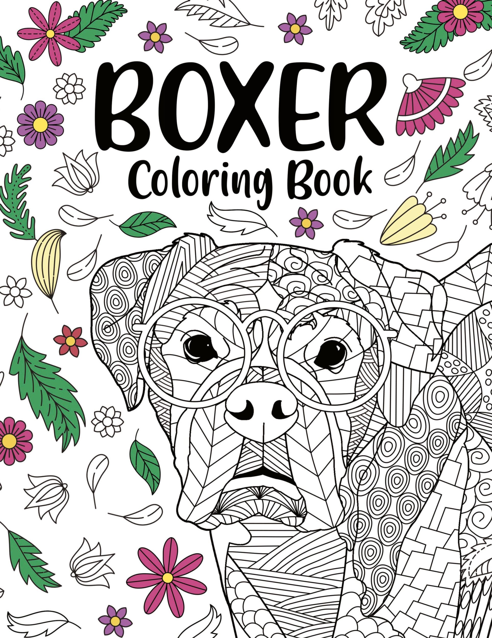 Cover: 9781667168319 | Boxer Dog Coloring Book | Taschenbuch | Englisch | 2021 | Lulu.com