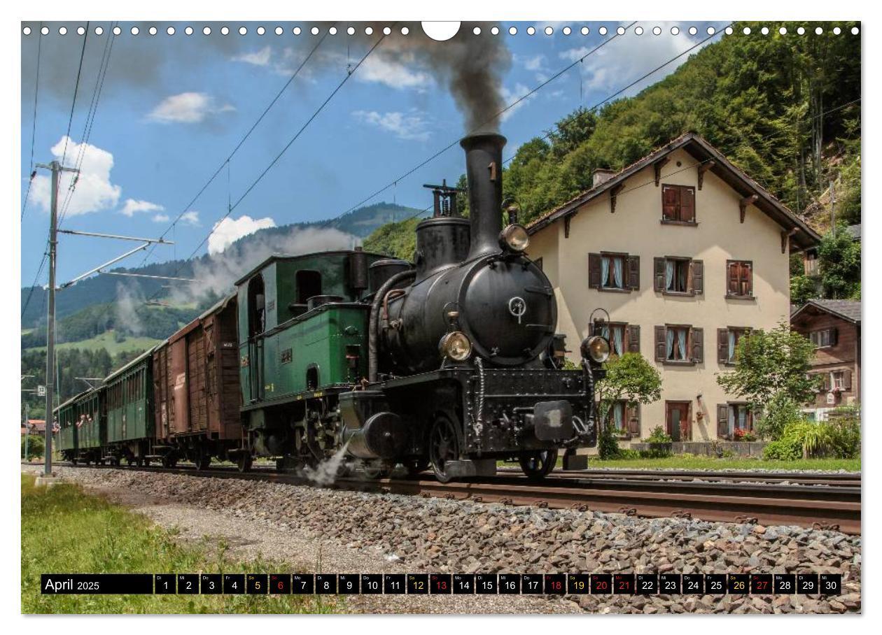 Bild: 9783435570645 | Rhätische Bahn 2025 (Wandkalender 2025 DIN A3 quer), CALVENDO...