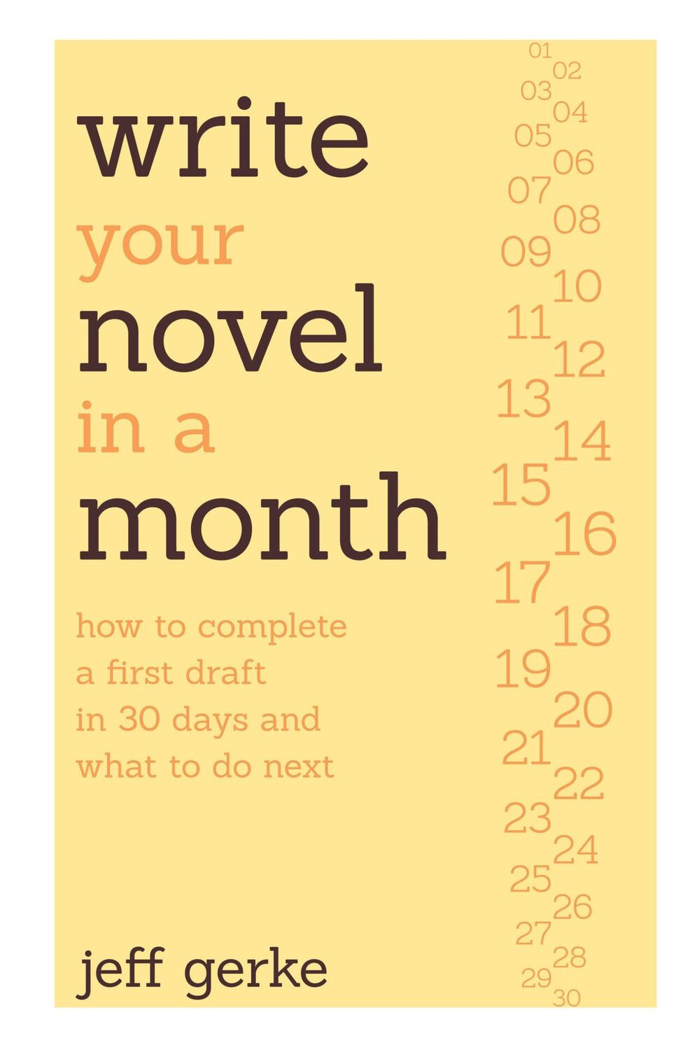 Cover: 9781599636429 | Write Your Novel in a Month | Jeff Gerke | Taschenbuch | Englisch