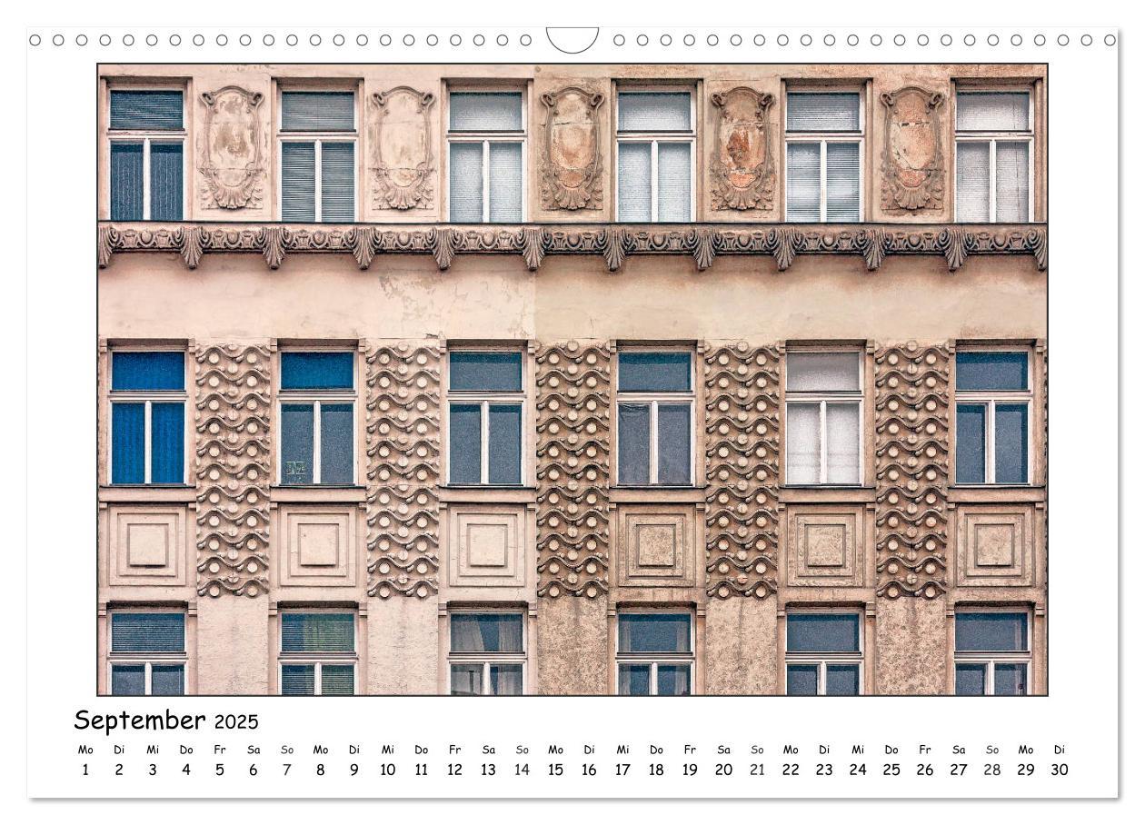 Bild: 9783435255566 | Wiener Jugendstil-Fassaden (Wandkalender 2025 DIN A3 quer),...